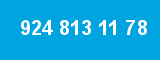 924 813 11 78 924 813 11 78
